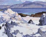 Samuel John Peploe Green Sea,Iona oil painting on canvas